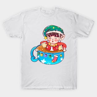 christmas elf character T-Shirt